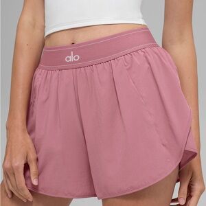 ALO Yoga Women's Mauve Athletic Shorts